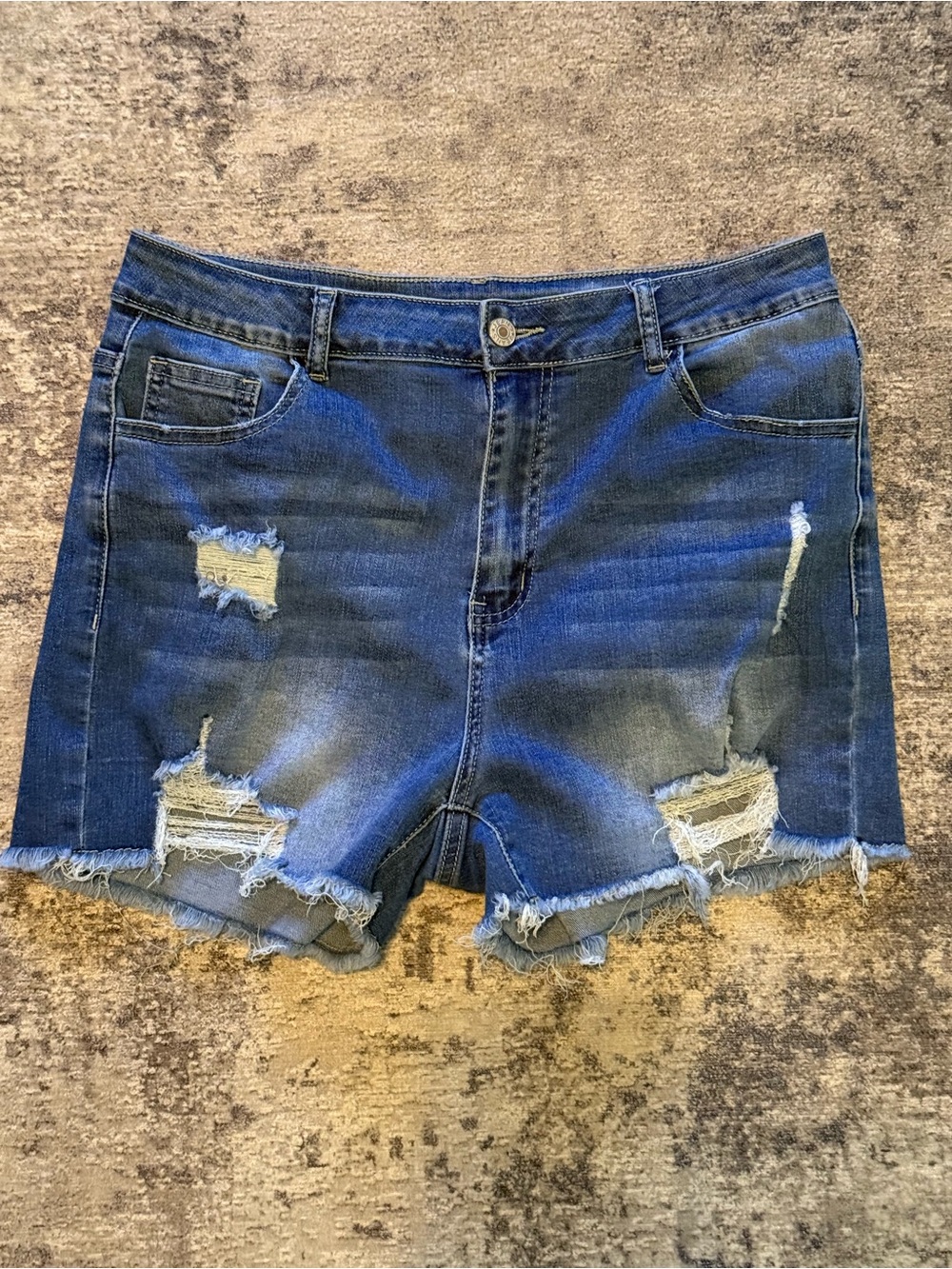 Distressed Denim Shorts *EUC*